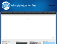 Tablet Screenshot of portlandboattours.com